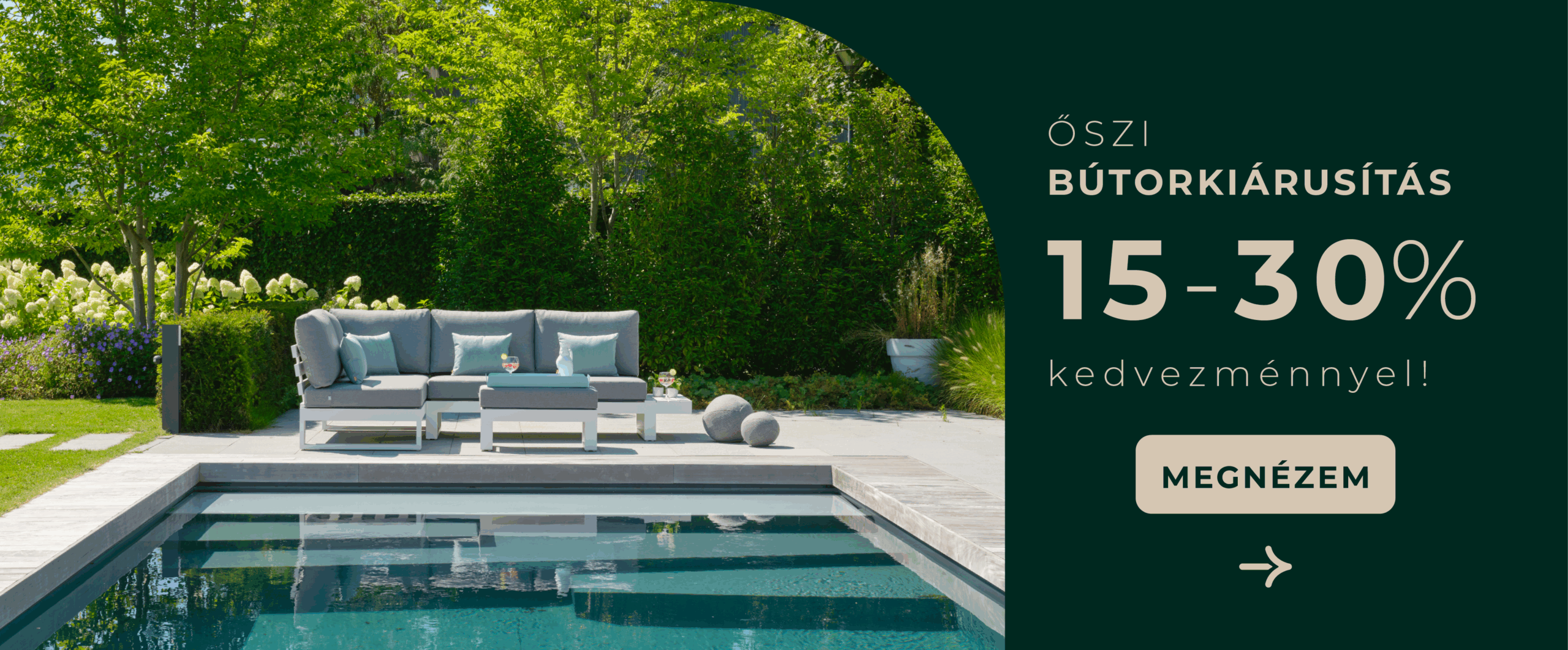 Kedvezményes kültéri bútorok