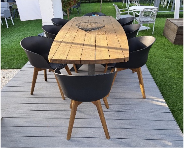 Texas - kültéri étkezőasztal